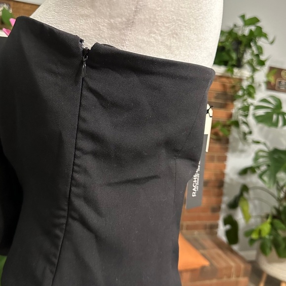 🛍️NWT Rachel Zoe Black Tube Top Size L back zipper - Picture 2 of 10